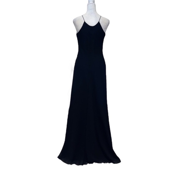 Cachet Black Evening Gown with beaded bodice - Picture 4 of 7